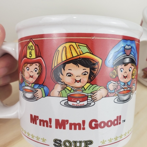 Set of 2 Vintage 1999 Campbells Soup Kids Mug Bowl ~Mm! Mm! Good! - Picture 4 of 14